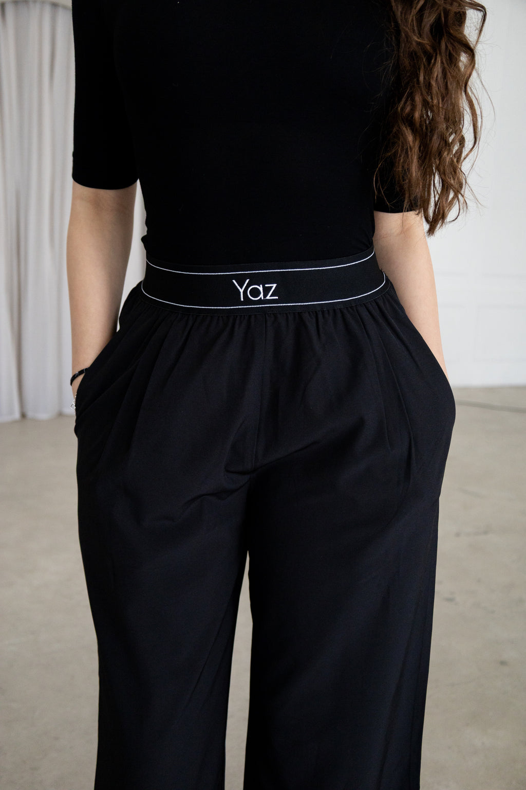 Elegant and versatile, The Yaz Pants are timeless wide-leg pants designed for comfort, modesty and effortless everyday style. Featuring a flowing silhouette and exclusive Yaz branded elastic waistband, they offer a flattering fit with complete freedom of movement—perfect for everyday wear, outings, travel and special occasions.